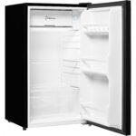 STARCREST SF-91GLS-BKE egyajtós hűtőszekrény, F osztály, Űrtartalom 91L, H 83 cm, Fekete üveg ajto - Image 3