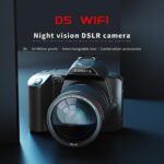 Digitális fényképezőgép, Darklove, 32 GB SD kártyával, objektívvel, töltőfénnyel és mikrofonnal, 64 MP, 16X digitális zoom, 3,0 hüvelykes IPS, 4800 mAh, Hordozható, Gyermekeknek, kezdőknek és időseknek, 13X12,5X9,5 cm, Fekete - Image 7