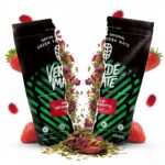 Yerba Mate Tea Készlet, Verde Mate Strawberry Levegőn Szárított, Füstmentes, Enyhe Ízű, 500g, Kerámia Bögre Zöld, 375 ml, Bombilla - Image 5