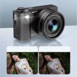 ORBER digitális fényképezőgép, kompakt, 64 Mpx, 16x optikai zoom, 180°-ban elforgatható kijelző, 32 GB - Image 3