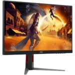AOC Q27G4ZD Gaming monitor, 27", QHD (2560x1440), QD-OLED, 0,3 ms MPRT, 1 ms GtG, 240Hz, Adaptív szinkron, NVIDIA G-SYNC kompatibilis, villódzásmentes, VESA tanúsítvánnyal rendelkező DisplayHDR™ 400, 2x2 W hangszóró, HDMI, DisplayPort, Pivot, Fekete - Image 3