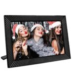 WiFi digitális képkeret, CHIGOODS®, 10,1 hüvelykes, 32 GB, érintőképernyő 800X1280 HD IPS, Frameo alkalmazás, microSD, fotók/videó, hangszóró, fekete, YI018E - Image 2