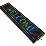 SMD RGB LED reklámtábla, PROCART, 100x20 cm, szöveg, képek, animációk, USB és WiFi - Image 12