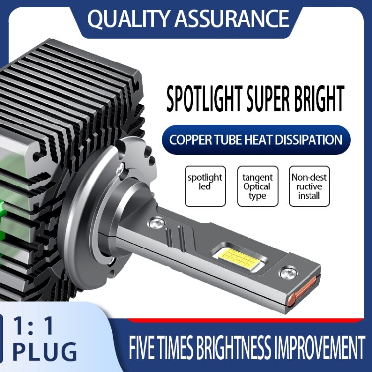 res_10937964dc4db7ddc84dd9fae59f583e-2.jpg 2 db D1S EXCITAT Premium LED Auto izzó készlet, 60w, 10000 lumen, 6000K, 12V, ventilátorral, hibamentes, Canbus, IP68 vízálló, fekete - Image 1