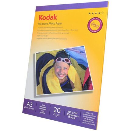 KODAK A3 Premium fotópapír, 230g/nm, 20 lap