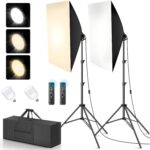 2 db Softbox lámpa készlet Piduules 150W, 6500k, fekete, 50x70cm - Image 2