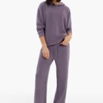 Női tréningnadrág, Comfort Fit, rugalmas anyag, Volcano N-Eva, heather, XS