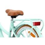 Sun Baby Gyermek Kerékpár, Retro Flower Bike, 20 hüvelyk, Első Kosár, Csomagtartó, Oldaltámasz, V-fék, 6-8 év, Mentazöld - Image 8