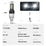 LED autós izzó T15 / W16W, Canbus, 1200LM, 6500K, Plug and Play, polaritás nélkül, 12V, élettartam 60 000 óra AutoREY® - Image 7