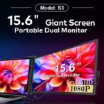Hordozható monitor Zkrontinex, 15.6", IPS FHD, felbontás 1920x1080, Plug & Play - Image 8