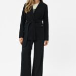 Széles szárú nadrág, Comfort Fit, Volcano R-Hus, fekete, XXL