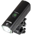 Vayox VA0046, VA0156 első és hátsó kerékpárlámpa készlet, alumínium, XLM2 15W és 17x SMD forrás, újratölthető akkumulátor 4500 mAh, akkumulátorjelző, 6 világítási mód, USB-C töltés, vízálló, 1300 lumen, IPX6, fekete