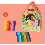 Faber-Castell Connector Animal Farm filctoll, 18 szín/készlet - Image 5