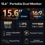 Hordozható monitor Zkrontinex, 15.6", IPS FHD, felbontás 1920x1080, Plug & Play - Image 12