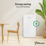 STARCREST SF-85WH-E egyajtós hűtőszekrény, E energiaosztály, 85L űrtartalom, belső világítás, jégrekesz, magasság 82 cm, fehér - Image 6