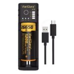 VariCore V10 töltő AA AAA 18650 21700 26700 akkumulátorokhoz, LCD kijelzővel, teljes készlet - Image 6