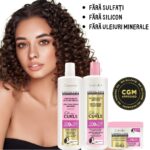 Professzionális szett göndör hajra - Cosmaline, Low Foam sampon 500 ml, balzsam 500 ml, maszk 500 ml, hidratálás, göndörítés - Image 3