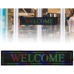 SMD RGB LED reklámtábla, PROCART, 100x20 cm, szöveg, képek, animációk, USB és WiFi - Image 10