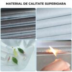 Elindor® Prémium Autóponyva, Vízálló, UV-védelem, Nap, Por, Eső és Hó Ellen, Minden Évszakra, Kültéri Takaró, Teljes Védelem, Univerzális, Autós Kiegészítők, Személyautó XXL Méret, 500 × 200 × 150 cm, Szürke - Image 7