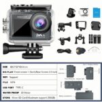 SmartSONY-Cam 5K Ultra HD akciókamera, 24 MP, 256 GB, EIS stabilizáció, 170°-os látószög, mikrofon, WiFi funkció, Sony érzékelő, HDMI és USB-C port, több üzemmódú felvételkészítés, 30 méterig vízálló, 21 darabos tartozékkészlet - Image 10