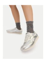Női tornacipő Reebok AR30309W, ezüst, természetes bőr