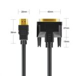 HDMI-DVI adapter SuooTci kétirányú fekete 3m - Image 3