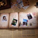 DIY fotóalbum, WALALLA, 25 x 20 cm, 180 oldal, kék - Image 5