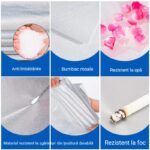 Luoistu® prémium autóponyva, amely védelmet nyújt a nap, eső, por, víz és UV sugarak ellen. Visszapillantó tükör zsebbel, fényvisszaverő csíkokkal és tárolótáskával rendelkezik, ideális SUV-okhoz - 400x160x120CM - Image 5