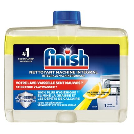 Finish mosogatógép tisztító, Citrom, 250 ml