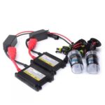 Set 2 Becuri Xenon H7 Vivendo® 6000K, HID, Balast Slim Premium, 12V 35W, Hideg Fehér - Image 2