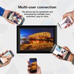 Techone® ZN-DP1002 Digitális Képkeret WIFI, 10 inch, Érintőképernyő 800x1280 HD IPS, Frameo Alkalmazás, USB Slot, SD Kártya, Képek/Videók, Hangszóró, 1GB, Fekete - Image 10
