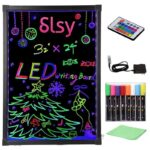 Újraírható LED tábla 40x60 cm, PROCART, neon hatású fényreklám, támasztékkal - Image 8