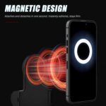 Mágneses szelfi gyűrűs fény, gyorskioldó fogantyú és levehető Bluetooth távirányító iPhone-hoz, újratölthető LED lámpa töltő, okostelefon-kameramarkolat, MagSafe-kompatibilis fotókiegészítők - Image 4