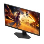 AOC Q24G4RE Gaming monitor, 23,8", QHD (2560x1440), gyors IPS, WLED, 180Hz, 0,5 ms MPRT, 1 ms GtG, adaptív szinkron, NVIDIA G-SYNC kompatibilis, HDR 10, villódzásmentes, alacsony kékfény-kibocsátású, HDMI, DisplayPort, Fekete - Image 7