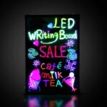 Újraírható LED tábla 40x60 cm, PROCART, neon hatású fényreklám, támasztékkal - Image 10