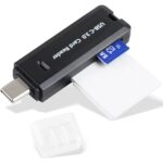 2 az 1-ben kártyaolvasó, Mingzhi®, 5Gbps, USB 3.0, kétkártyás SD-kártya olvasó SD, SDHC, SDXC, Micro SD, MicroSDHC, Micro SDXC, MMC, RS-MMC, TF kártya TF kártyákhoz - Image 2