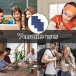 3 darabos retró jegyzetfüzet/toll készlet, Axroad Mall, Bőr napló keményfedeles A6, 160 oldal, 70 g/m², Vízálló, Könnyen írható, Vízszintes vonalakkal, Íráshoz, utazáshoz, üzleti, munkahelyi és iskolai használatra, 9,5*14,6 cm, Kék - Image 7