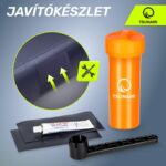 Szett felfújható Stand Up PaddleBoard, Tsunami, T05, úszó evezővel, 320 x 81 x 15 cm, 13.5 kg, pumpával, javítókészlettel, hordtáskával, evezővel, PVC, kék/narancs - Image 13