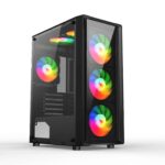 Asztali Számítógép GeFors Gaming Pro V2 Intel® SIX-Core™ i5-9400 4.1 Ghz TURBO, 16 GB RAM DDR4, 1000 GB SSD, Videokártya 8 GB GDDR5, Egér billentyűzet - Image 2