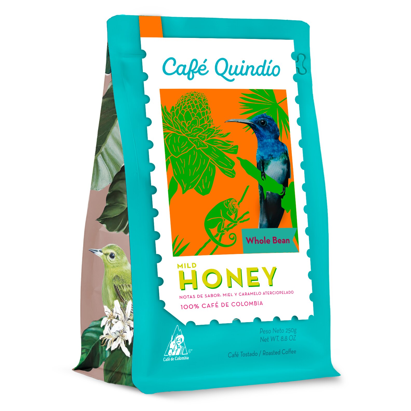 res_385fdc97d65ff94bf1ca87be69576900-1.jpg Specialty Szemes Kávé, Café Quindío Mild Honey, Special Harvest, Tabi Colombia Arabica, Méz Eper Karamell, Single Origin Quindío, 250 g - Image 1