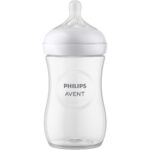 Philips Avent Natural Response SCY903/01 cumisüveg, 260 ml, cumi, amely úgy működik, mint az anya mell, flow 3, cumi szivárgás nélkül, +1 hónap, BPA-mentes, könnyen tisztítható - Image 4