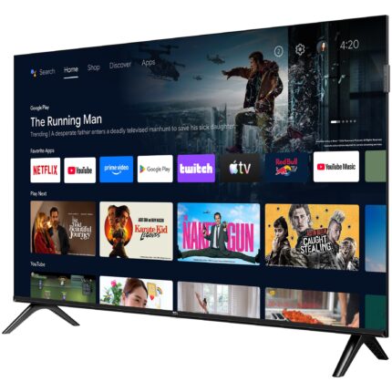 TCL QLED 40S5L televízió, 100 cm, Smart Android TV, Full HD, F energiaosztály (2026-os modell)