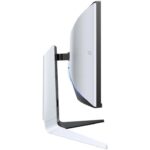TCL 34R83Q QD Mini-LED ívelt 34" Gaming monitor, UWQHD (3440x1440), 170Hz, 1ms, AMD FreeSync™ Premium, NVIDIA G-Sync™, HDR 1600, 1400 nit, Környezeti fény, Hangszórók, USB Type-C USB, 2x HDMI, Display Port, Jack, Pivot, Fehér - Image 8