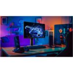 TCL 25G64 QD-Mini LED Gaming monitor, 25", Full HD (1920x1080), 300Hz, 1ms, AMD FreeSync™ Premium, G-Sync kompatibilis, HDR600, 2x HDMI, DisplayPort, Jack, Pivot, fekete/szürke - Image 13
