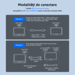 Yodoit hordozható monitor, 15,6", FHD, 1920x1080p, IPS másodlagos külső képernyő, laptop képernyő kiterjesztés, beépített hangszórók, széleskörű kompatibilitás különböző eszközökkel - Image 6