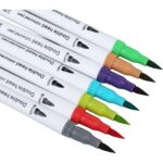 60 db-os vízbázisú marker készlet 2 hegytípussal, 1-2 mm, 0,4 mm, tolltartó, fehér markertest, 26,5 cm x 17,5 cm x 4,5 cm, többszínű - Image 6