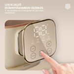 Innovify™ Kids cumisüveg melegítő, 4 az 1-ben, melegen tartás, gőzsterilizálás, kiolvasztás, kapacitás 2 cumisüveghez, személyre szabható hőmérséklet, ételmelegítés, digitális kijelző, érintőgombos vezérlés, Warm Sand szín, Harmony 6000 kiadás - Image 8