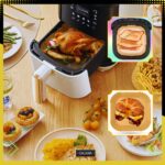 300 db sütőpapír 20x20 cm Galaxia® légkeveréses fritőzhöz – Négyzet alakú, Vastag, Tapadásmentes, BPA-mentes - Image 10