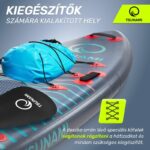 Szett felfújható Stand Up PaddleBoard, Tsunami, T03, úszó evezővel, 350 x 81 x 15 cm, 14.5 kg, pumpával, javítókészlettel, hordtáskával, evezővel, PVC, ingyenes szállítás, kék/piros - Image 11
