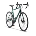 Városi/országúti kerékpár, CARPAT C27216C félpályás típus, Shimano Claris 2x8 sebességváltó, 28 hüvelykes/700c kerekek, mechanikus tárcsafékek, zöld/fekete - Image 8
